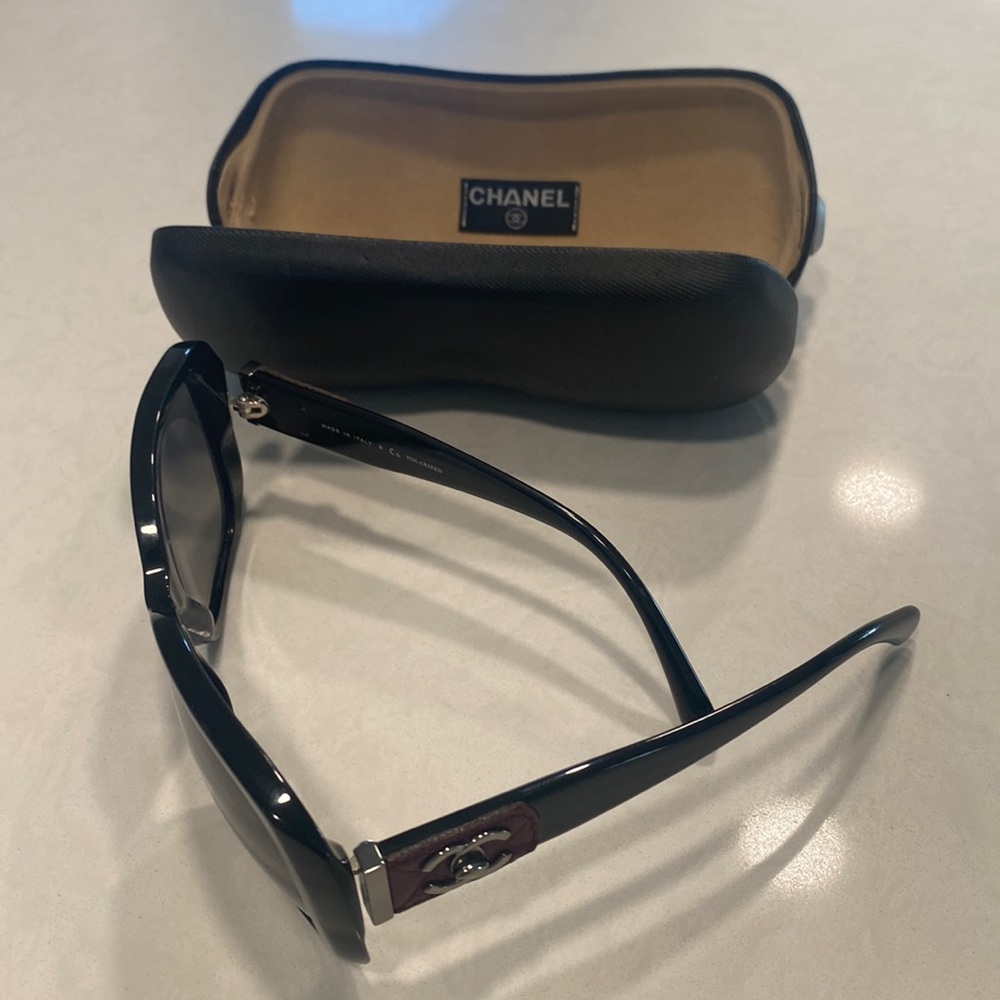 Chanel Polarized Sunglasses 5324 Black Acetate
